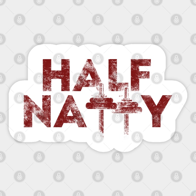 Half Natty Sticker by Digital Borsch